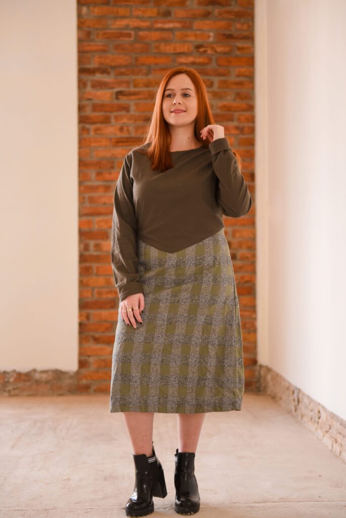 Vestido Xadrez Green Sky